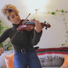 Violinist Ezinma is in on the #MaskOffChallenge. 