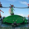The set for 'The Magic Flute' at the Bregenz Festival, Austria