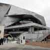 The Philharmonie de Paris, under construction in the Parc de la Villette, in northeast Paris, seen on January 12, 2015. 
