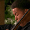 Sheku Kanneh-Mason performing at the Royal Wedding of Prince Harry and Meghan Markle.
