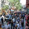 175 Keyboard players perform Pachelbel's Canon on Cornelia Street