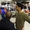 A passenger undergoes a security scan at Schiphol airport, on December 28, 2009. 