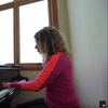 Joanne Pearce Martin starts each day at the piano.