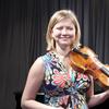 Violinist Alina Ibragimova in the WQXR studio.
