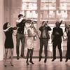 Decoda Ensemble performs while jumping in the air