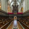Gloucester Cathedral features a 1999 Nicholson organ.