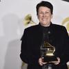 Jennifer Higdon poses in the press room with the best contemporary classical composition award for 'Viola Concerto' at the 60th annual Grammy Awards at Madison Square Garden on Sunday, Jan. 28, 2018.